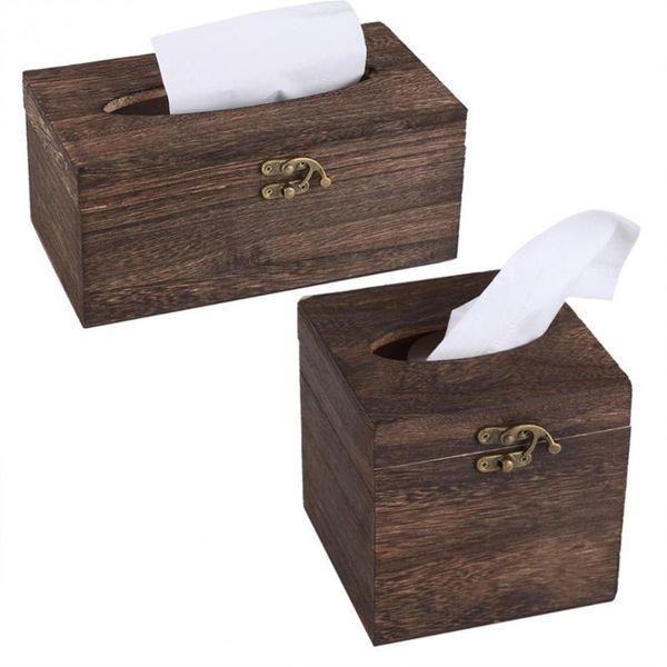rustic wood tissue box napkin cover for home el pub cafe car paper holder case boxes & napkins
rustic wood tissue box napkin cover for home el pub cafe car paper holder case boxes & napkins