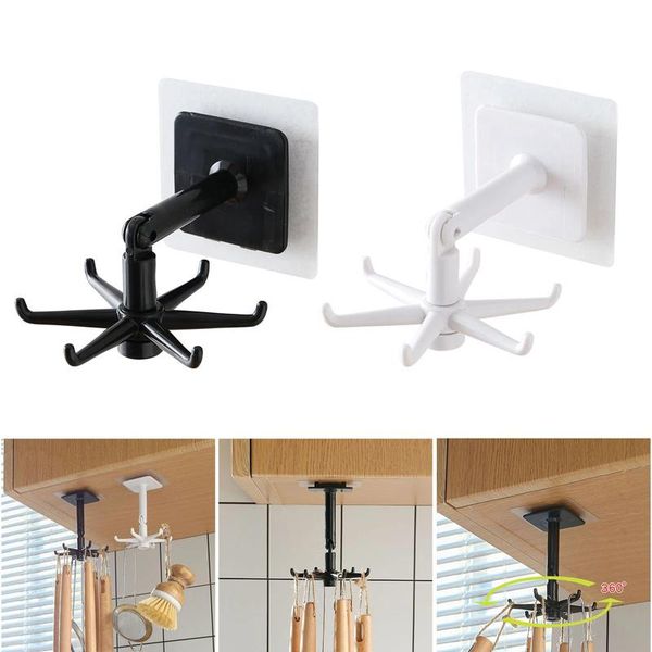 hooks & rails 360° rotate kitchen hook self adhesive 6 housekeeper on wall handbag clothes ties hanging rack home organizer dropship
hooks & rails 360° rotate kitchen hook self adhesive 6 housekeeper on wall handbag clothes ties hanging rack home organizer dropship