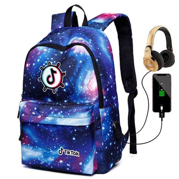 tiktok records beautiful life tiktok shoulder bag usb charging star pack backpack schoolbag for girls
tiktok records beautiful life tiktok shoulder bag usb charging star pack backpack schoolbag for girls