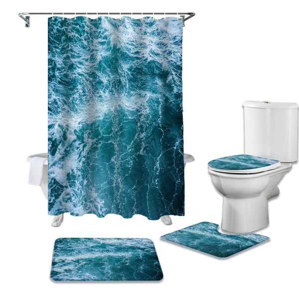 shower curtains bathroom waterproof curtain sea wave landscape pedestal rug lid carpet toilet cover set bath mat
shower curtains bathroom waterproof curtain sea wave landscape pedestal rug lid carpet toilet cover set bath mat