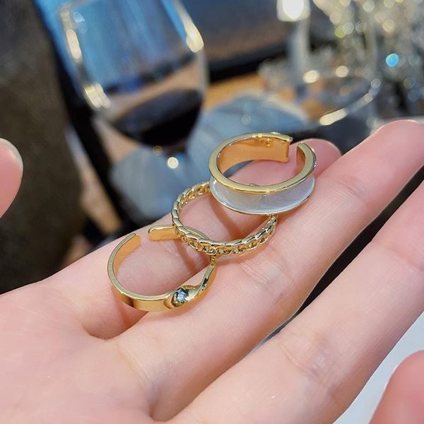 gothic style three piece opening rings for woman fashion korean jewelry european and american wedding party ring cluster, Golden;silver
gothic style three piece opening rings for woman fashion korean jewelry european and american wedding party ring cluster, Golden;silver