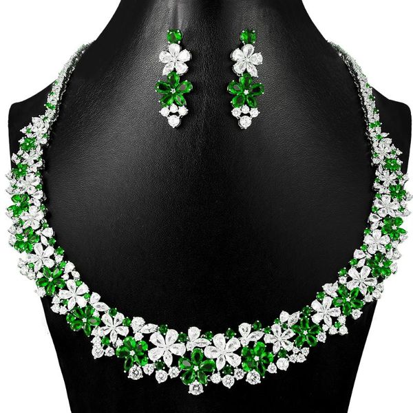 earrings & necklace kellybola fashion luxury full cubic zirconia flower and earring set women's wedding celebration gorgeous jewelry, Silver
earrings & necklace kellybola fashion luxury full cubic zirconia flower and earring set women's wedding celebration gorgeous jewelry, Silver
