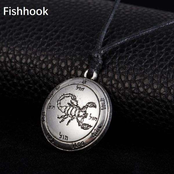 pendant necklaces fishhook scorpion mars key of solomon men supernatural amulet ethnic double sided charm necklace jewelry for women, Silver
pendant necklaces fishhook scorpion mars key of solomon men supernatural amulet ethnic double sided charm necklace jewelry for women, Silver