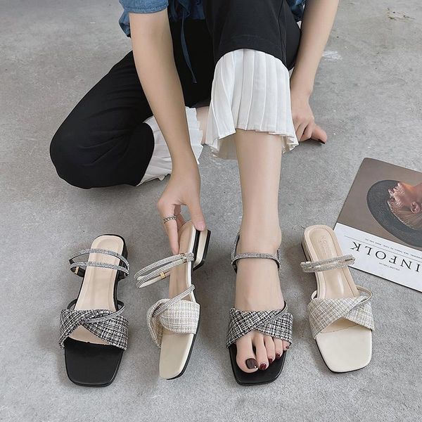 slippers women summer shoes slides square heel pantofle heeled mules med fashion block 2021 soft high luxury basic rome rubber s, Black
slippers women summer shoes slides square heel pantofle heeled mules med fashion block 2021 soft high luxury basic rome rubber s, Black