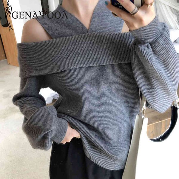 genayooa cashmere women pullover solid knit long sleeve sweater for winter off shoulder jumpers ladies loose 210417, White;black
genayooa cashmere women pullover solid knit long sleeve sweater for winter off shoulder jumpers ladies loose 210417, White;black