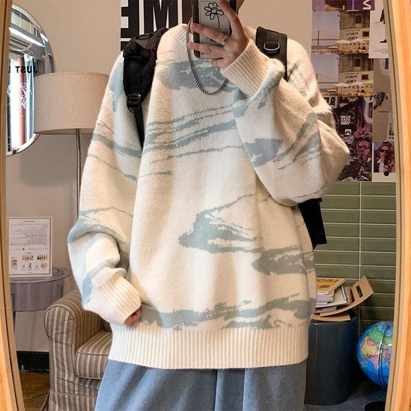 men's sweaters winter cloud printing long sleeve wool loose thickened apricot clothes pullover homme coats in warm knitting, White;black
men's sweaters winter cloud printing long sleeve wool loose thickened apricot clothes pullover homme coats in warm knitting, White;black