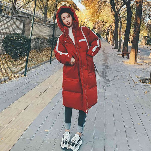 women's down & parkas winter new korean version loose mid-length hooded bread jacket stitching contrast color student down padded, Black
women's down & parkas winter new korean version loose mid-length hooded bread jacket stitching contrast color student down padded, Black