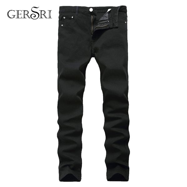 men's jeans gersri men brand quality cotton skinny straight solid color casual zipper male slim straight pants lu4s, Blue
men's jeans gersri men brand quality cotton skinny straight solid color casual zipper male slim straight pants lu4s, Blue