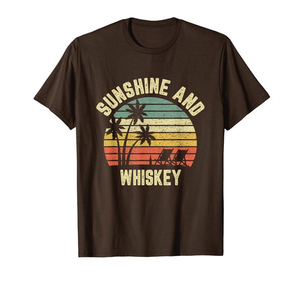 vintage sunshine and whiskey shirt cool retro summertime tee, White;black
vintage sunshine and whiskey shirt cool retro summertime tee, White;black