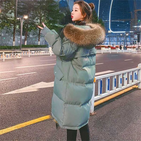 oversize women's down jacket winter long hooded parkas thicken warm cotton padded coats loose big fur collar snow coat 211216, Black
oversize women's down jacket winter long hooded parkas thicken warm cotton padded coats loose big fur collar snow coat 211216, Black