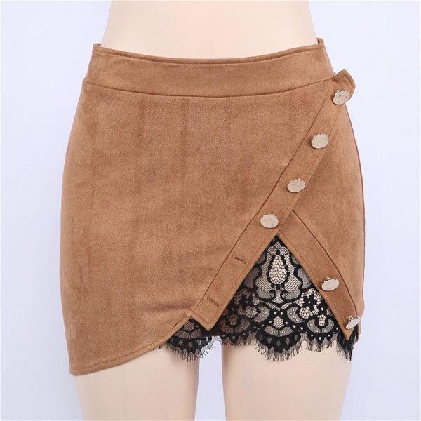 skirts women ladies high waisted pencil skirt bodycon suede leather mini club lace metal buckle split fashion female, Black
skirts women ladies high waisted pencil skirt bodycon suede leather mini club lace metal buckle split fashion female, Black