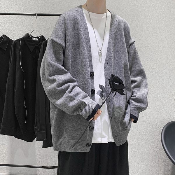 men's jackets casual man loose korean style crewneck harajuku knitted of great dimensions blouses pull hiver men's clothes ekin, Black;brown
men's jackets casual man loose korean style crewneck harajuku knitted of great dimensions blouses pull hiver men's clothes ekin, Black;brown