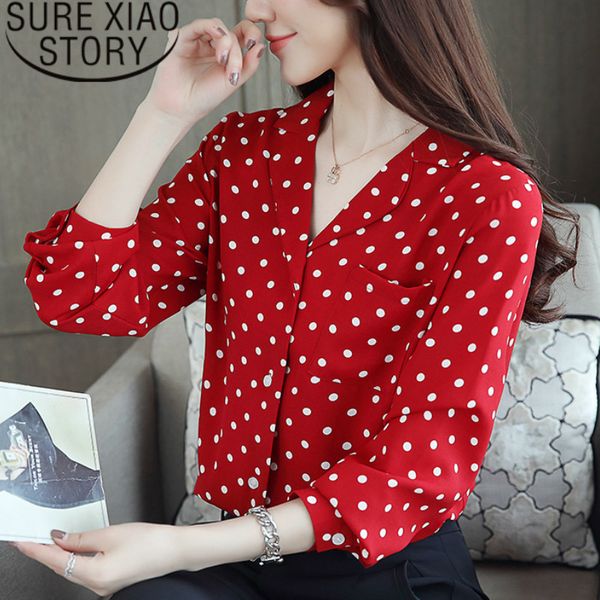 blusas mujer de moda chiffon wave point shirts vintage womens blouses long sleeves women clothing 1753 50 210415, White
blusas mujer de moda chiffon wave point shirts vintage womens blouses long sleeves women clothing 1753 50 210415, White