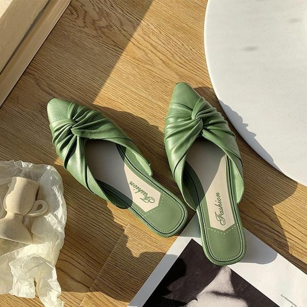 spring summer leather low heel women shoes casual slippers mules woman fashion heels plus41, Black
spring summer leather low heel women shoes casual slippers mules woman fashion heels plus41, Black