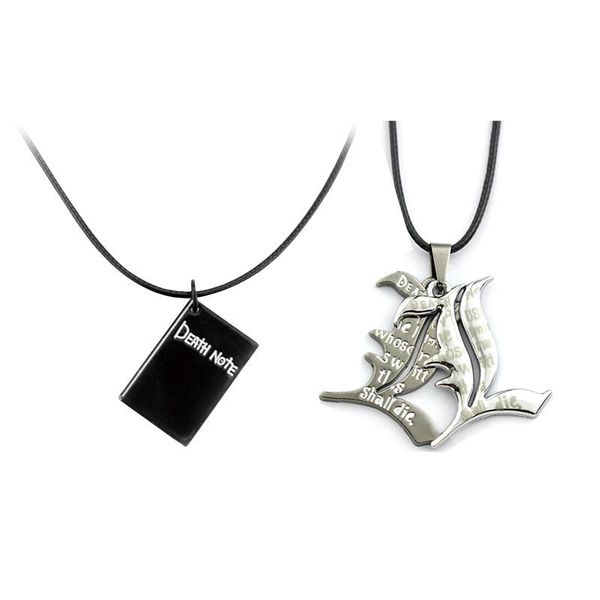 vintage death note metal necklace cross book pendant leather chain cosplay women men accessories necklaces, Silver
vintage death note metal necklace cross book pendant leather chain cosplay women men accessories necklaces, Silver