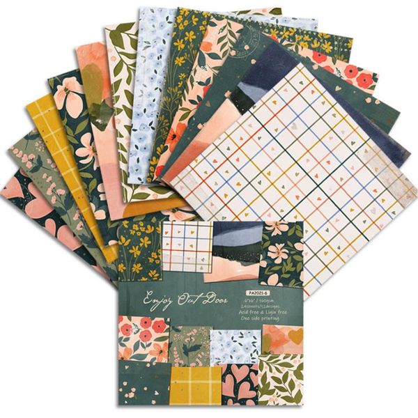 6' 12/24 sheet enjoy out door scrapbook origami background paper diy po card making home deco gift arts crafts other and
6' 12/24 sheet enjoy out door scrapbook origami background paper diy po card making home deco gift arts crafts other and