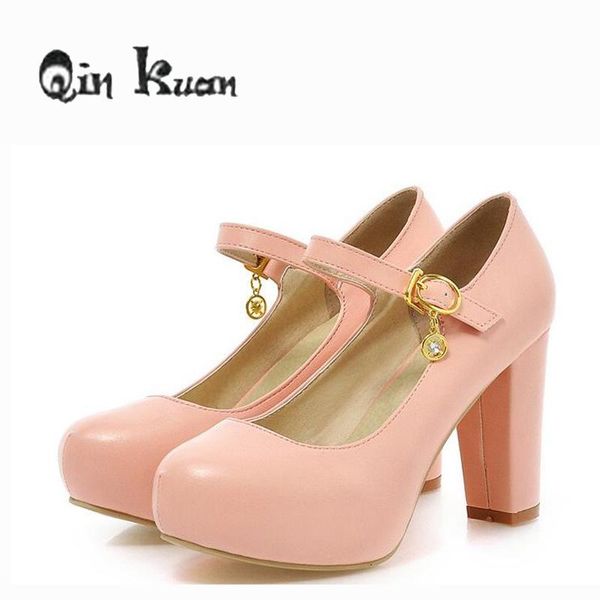 qin kuan 33-43 ladies high heels sweet women comfort pumps buckle strap single shoes princess party bridal wedding dress, Black
qin kuan 33-43 ladies high heels sweet women comfort pumps buckle strap single shoes princess party bridal wedding dress, Black