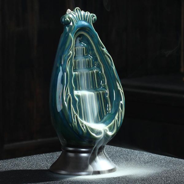 fragrance lamps smoke waterfall incense censer backflow burner ceramic furnace mountain river handicraft holder
fragrance lamps smoke waterfall incense censer backflow burner ceramic furnace mountain river handicraft holder