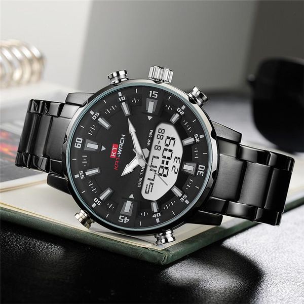 wristwatches kat-wach brand men watch waterproof sports digital watches led steel military quartz for wristwatch relogio, Slivery;brown
wristwatches kat-wach brand men watch waterproof sports digital watches led steel military quartz for wristwatch relogio, Slivery;brown