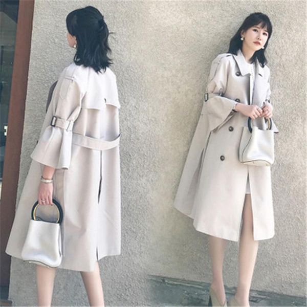 women's trench coats brand women coat fashion l autumn casual simple double breasted flare sleeve long female windbreaker w5kl, Tan;black
women's trench coats brand women coat fashion l autumn casual simple double breasted flare sleeve long female windbreaker w5kl, Tan;black