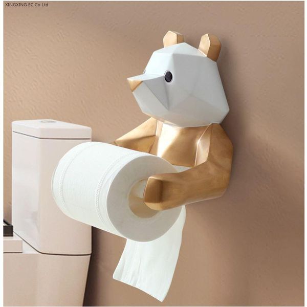 creative geometric panda paper towel holder, wall-mounted towel dispenser, bathroom toilet
creative geometric panda paper towel holder, wall-mounted towel dispenser, bathroom toilet