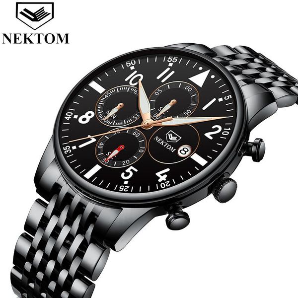 wristwatches chronograph quartz watch men sports watches military army male wrist clock relogio masculino, Slivery;brown
wristwatches chronograph quartz watch men sports watches military army male wrist clock relogio masculino, Slivery;brown