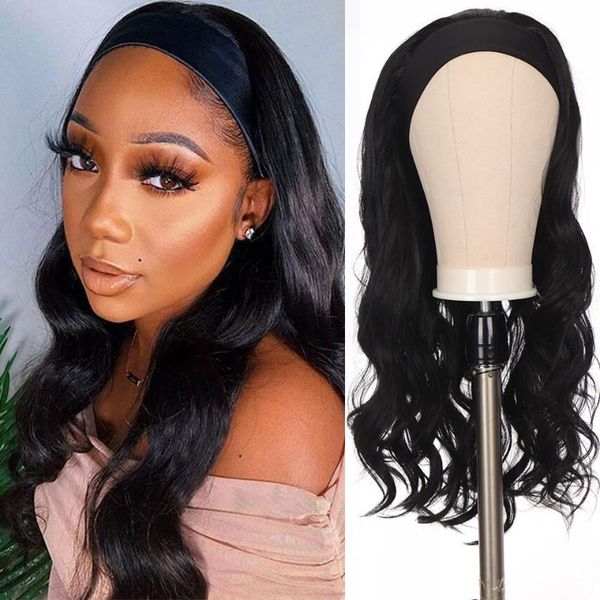 headband wig deep wave synthetic ice silk scarf human hair black women wigs
headband wig deep wave synthetic ice silk scarf human hair black women wigs