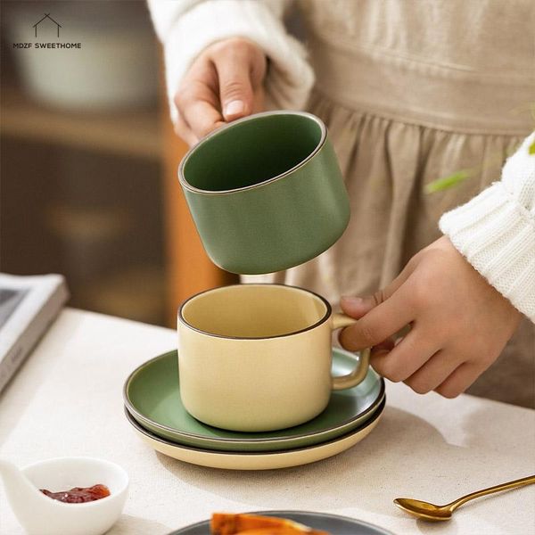 mugs 250ml retro ceramic coffee cup and saucer set milk breakfast dessert plate cappuccino afternoon tea
mugs 250ml retro ceramic coffee cup and saucer set milk breakfast dessert plate cappuccino afternoon tea