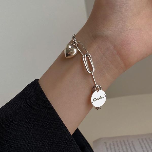 link, chain yin ao 925 sterling silver thai bracelet female ins special interest light luxury high grade sense hand jewelry vintage, Black
link, chain yin ao 925 sterling silver thai bracelet female ins special interest light luxury high grade sense hand jewelry vintage, Black