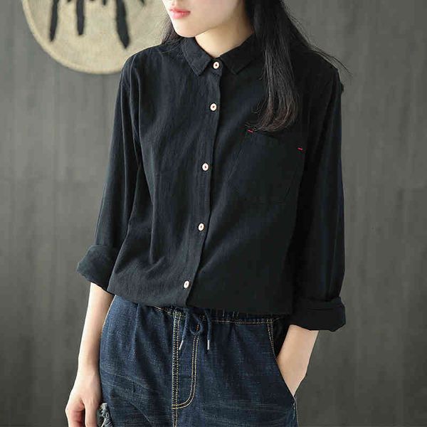 women's blouses & shirts womens cotton linen shirt blouse big loose solid white black sweet cute fashion casual for spring summer az215
women's blouses & shirts womens cotton linen shirt blouse big loose solid white black sweet cute fashion casual for spring summer az215
