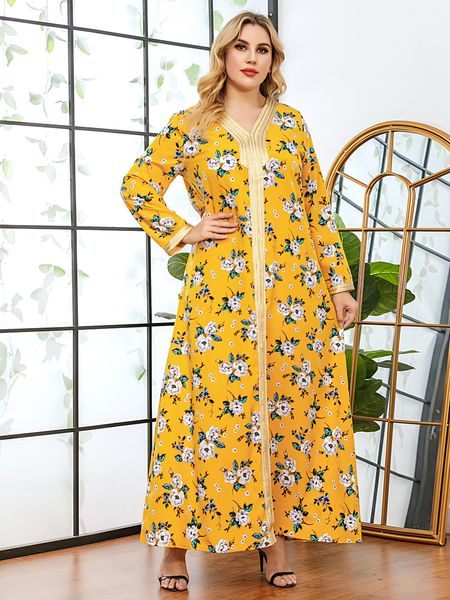eid muslim abaya dress women elegant floral moroccan kaftan djellaba hijab vestidos islamic clothing ramadan ropa summer abayas, Red
eid muslim abaya dress women elegant floral moroccan kaftan djellaba hijab vestidos islamic clothing ramadan ropa summer abayas, Red