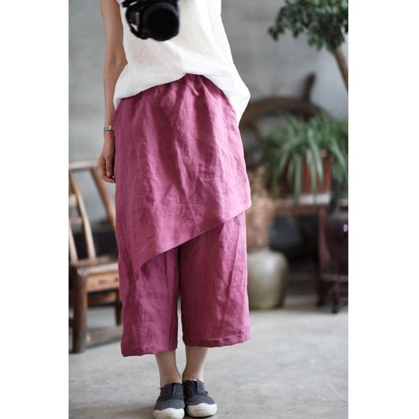 women's pants & capris women loose ramie summer ladies retro solid color calf length female 2021 vintage harem trousers, Black;white
women's pants & capris women loose ramie summer ladies retro solid color calf length female 2021 vintage harem trousers, Black;white