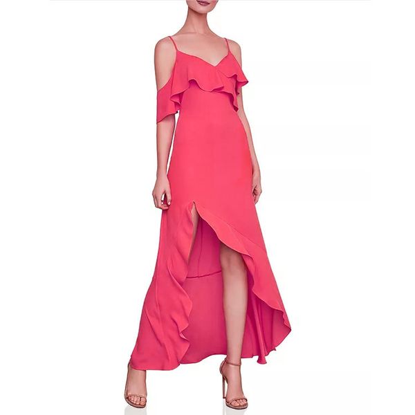 party dresses 2021 spring and summer v-ne suspender with lotus leaf sleeve split dovetail waist long, White;black
party dresses 2021 spring and summer v-ne suspender with lotus leaf sleeve split dovetail waist long, White;black