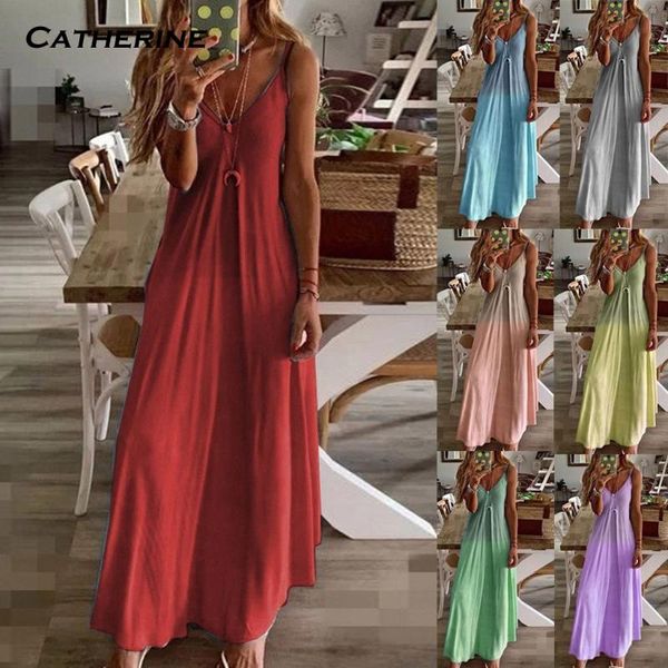 fashion long dresses women v-neck sleeveless solid ankle-length dress femme casual date holiday dressdress, Black;gray
fashion long dresses women v-neck sleeveless solid ankle-length dress femme casual date holiday dressdress, Black;gray