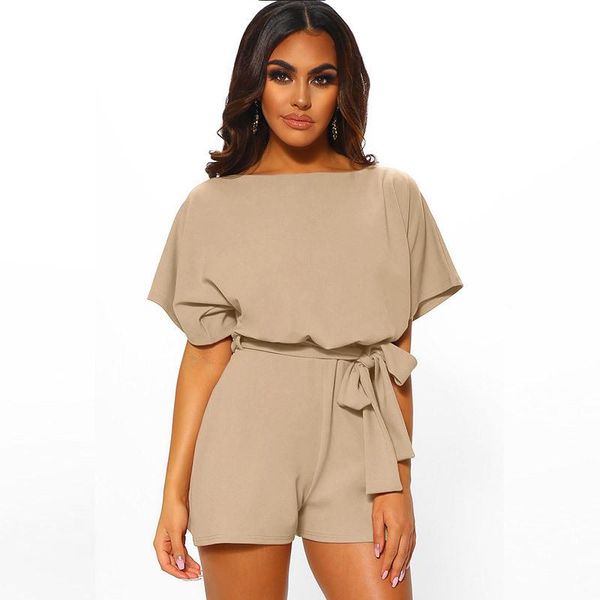 women's jumpsuits & rompers woman romper pure colour with belt short sleeve casual playsuits, Black;white
women's jumpsuits & rompers woman romper pure colour with belt short sleeve casual playsuits, Black;white