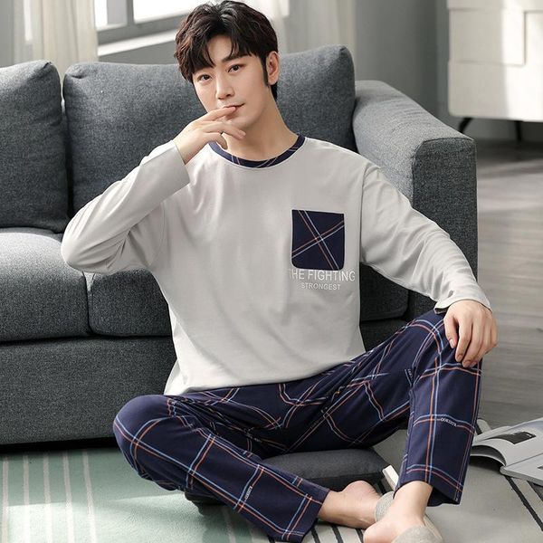 men's sleepwear autumn winter cotton pajamas british style plaid print long sleeve lounge set simple plus size male daily home, Black;brown
men's sleepwear autumn winter cotton pajamas british style plaid print long sleeve lounge set simple plus size male daily home, Black;brown