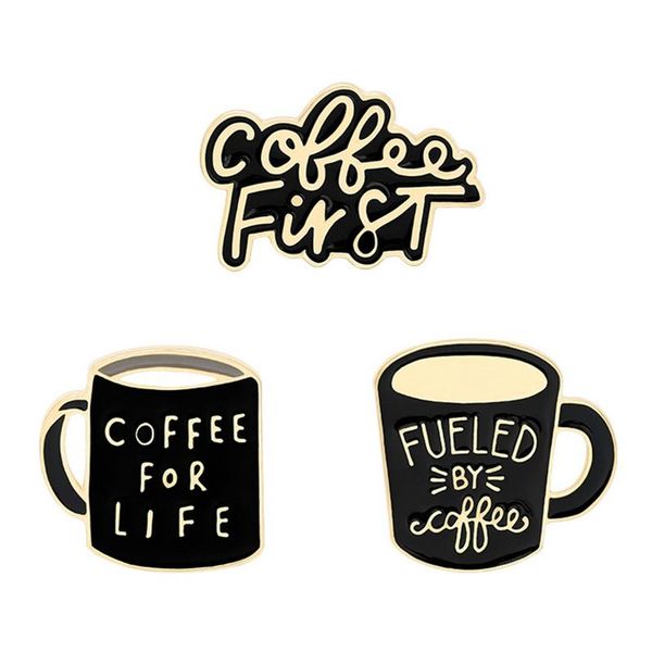 pins, brooches cute coffee first life enamel pin black mug banner brooch bag clothes lapel badge cafe jewelry gift for friends, Gray
pins, brooches cute coffee first life enamel pin black mug banner brooch bag clothes lapel badge cafe jewelry gift for friends, Gray