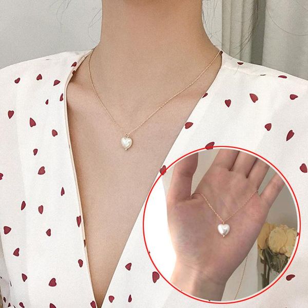 1pc women's heart-shaped electroplating necklace chains necklaces pendants gold alloy short jewelry pendant, Silver
1pc women's heart-shaped electroplating necklace chains necklaces pendants gold alloy short jewelry pendant, Silver