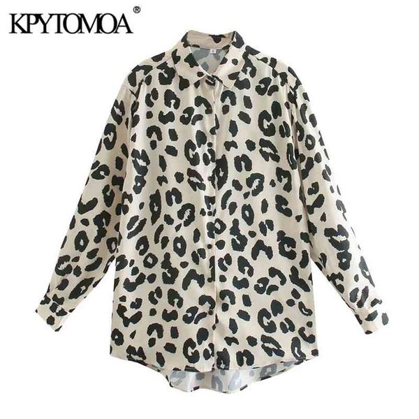 women fashion leopard print loose blouses vintage long sleeve button-up female shirts blusas chic 210420, White
women fashion leopard print loose blouses vintage long sleeve button-up female shirts blusas chic 210420, White