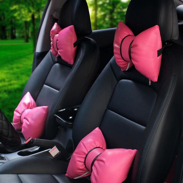seat cushions cute bowknot pu leather car neck pillow waist support pillows auto safety headrest cover pink red accessories for girls
seat cushions cute bowknot pu leather car neck pillow waist support pillows auto safety headrest cover pink red accessories for girls