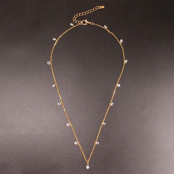 chains the european and american wind jewelry fashion alloy diamond necklace women selling contracted zircon sautoir xl684, Silver
chains the european and american wind jewelry fashion alloy diamond necklace women selling contracted zircon sautoir xl684, Silver