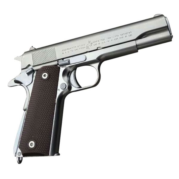 45581: 2.05 alloy empire m1911 metal model simulation boy toy gun children's hand grab can not be fired
45581: 2.05 alloy empire m1911 metal model simulation boy toy gun children's hand grab can not be fired