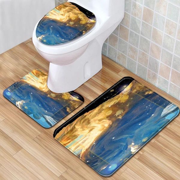 bath mats stylish texture beautiful landscape bathroom mat set rug decoration toilet three-piece wc
bath mats stylish texture beautiful landscape bathroom mat set rug decoration toilet three-piece wc