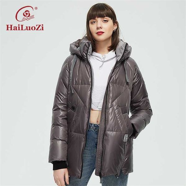 hailuozi women's winter jacket classic oversize casual thick women coat hooded parka female clothing hight quality outwear 852 211216, Black
hailuozi women's winter jacket classic oversize casual thick women coat hooded parka female clothing hight quality outwear 852 211216, Black