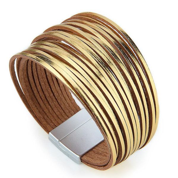 bangle mixed color multi-layer hand-woven rope genuine leather women's bracelet diy ladies retro charm female jewelry, Black
bangle mixed color multi-layer hand-woven rope genuine leather women's bracelet diy ladies retro charm female jewelry, Black