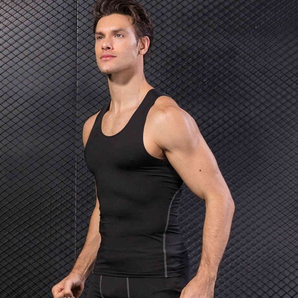 yd new compression tights tank quick dry sleeveless sport shirt men gym clothing for summer cool men' running vest, White;black
yd new compression tights tank quick dry sleeveless sport shirt men gym clothing for summer cool men' running vest, White;black