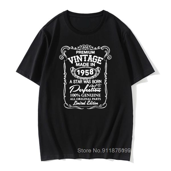 men's t-shirts in 1958 giftt-shirt birthday present graphic unique 100%cotton short sleeve novelty father tees, White;black
men's t-shirts in 1958 giftt-shirt birthday present graphic unique 100%cotton short sleeve novelty father tees, White;black