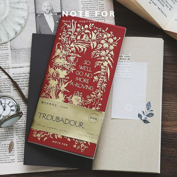 note for tn cool vintage fashion paper collection refilled book 210mm*106mm 48p notepads, Purple;pink
note for tn cool vintage fashion paper collection refilled book 210mm*106mm 48p notepads, Purple;pink
