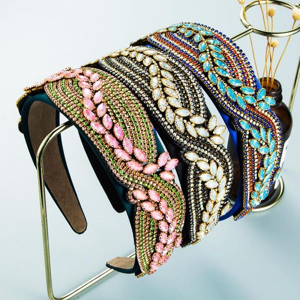 hair clips & barrettes baroque full-color rhinestone headband retro leaf shape crystal beaded wide-brimmed girl party fashion accessories, Golden;silver
hair clips & barrettes baroque full-color rhinestone headband retro leaf shape crystal beaded wide-brimmed girl party fashion accessories, Golden;silver