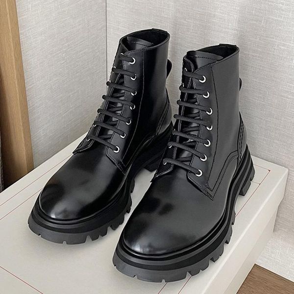 boots spring autumn trendy non slip female vintage british style lace-up ankle thick soled women shoes, Black
boots spring autumn trendy non slip female vintage british style lace-up ankle thick soled women shoes, Black